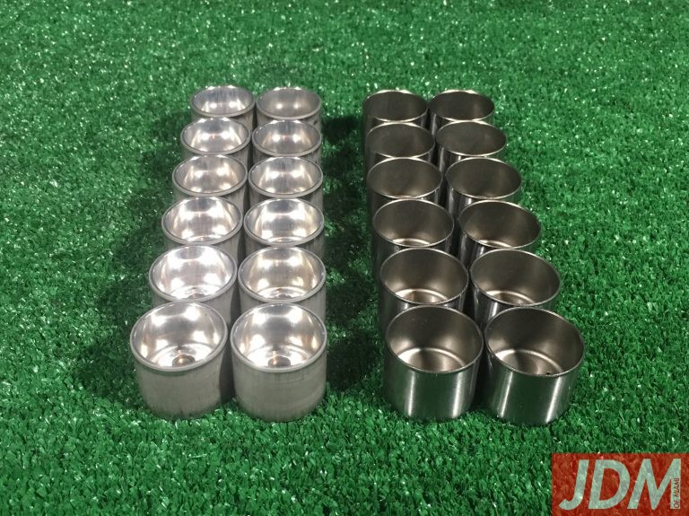 Supertech Nissan RB25DET NEO (w/Hydraulic Lifters) Black Nitrided Intake Valve - +1mm OS Set main image 1