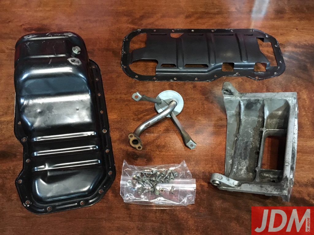 OIL PAN COMPLETE ASSEMBLY JDM of Miami